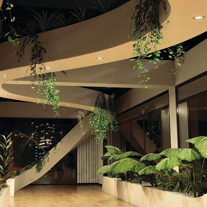 Kichler Direct-to-Ceiling Decorative Trim in Natural Brass, For Use with Kichler 6" Round Slim Fixtures, 1 Count, (7" W x .5" H), ‎DLTSL06RNBR