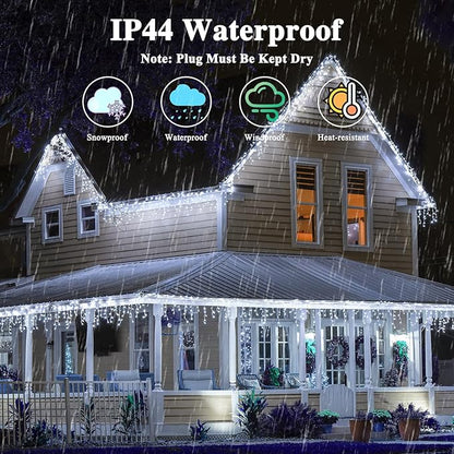240LED 88Ft Connectable String Lights Indoor Outdoor Clear Wire | Cool White Christmas Lights | Twinkle Fairy Light Plug in with Timer for Bedroom Classroom Wedding Tree Patio Decor