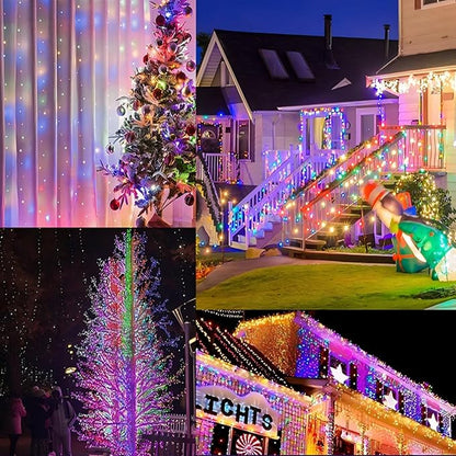24-Foot Smart USB Fairy LED Strip Lights with App & Remote Control - Color Changing, DIY, Music Sync & Timer Modes, IP20 Waterproof, Ideal for Festival/Party/Christmas Decorations/Room