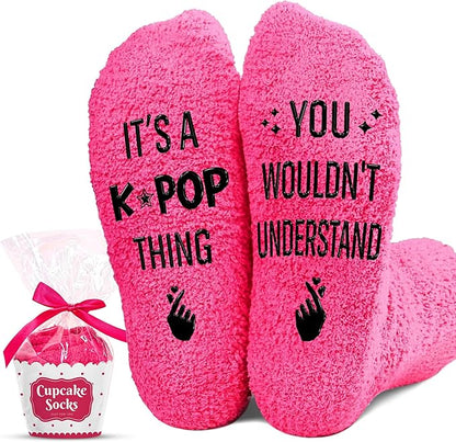 Kpop Merch - Unique Kpop Gifts for Girl, Teen - Cute Korean Socks - Christmas Gifts, Stocking Stuffers for Women