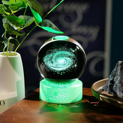 80mm Crystal Ball 3D- Collectible Figurines (Galaxy)