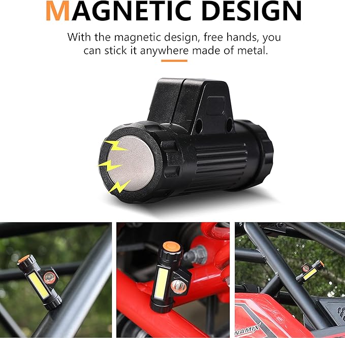 2.0”-4.0” Roll Bar Dome Light UTV LED Interior Lights for Jeep Wrangler CJ YJ TJ JK JL Gladiator JT 1945-2025 Polaris RZR Ranger Cam Am Golf Cart ATV Boat US Flag 1 Pack