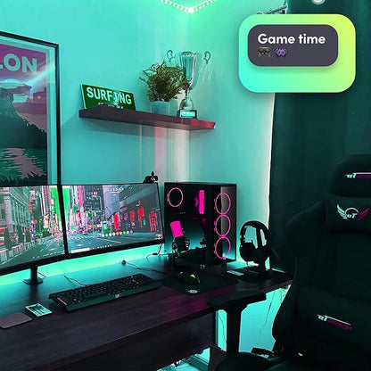 LIFX Supercolor Smart LED Strip Lights 10ft (120" Kit), Color Changing Multizone RGB + Tunable White, 24 Color Zones, 2.4GHz, No Hub, Apple HomeKit, Alexa & Google Home, Music Sync, Dimmable