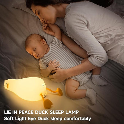 Cute Duck/Chicken/Rabbit/Panda NightLight, LED Squishy Animal Novelty Lamp for Toddler Baby Kids, Nursery Touch Kawaii Room/House Decor Bedside Touch Lamp for Breastfeeding