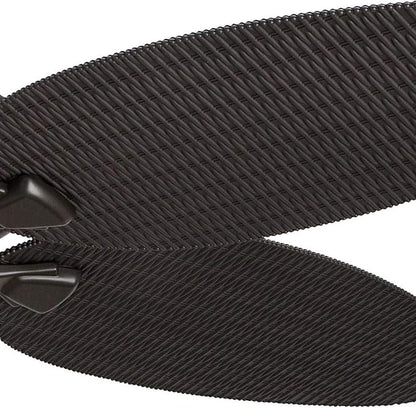Honeywell Ceiling Fans Duval 52 Inch Ceiling Fan, Quick 2 Hang Indoor/Outdoor Ceiling Fan with Pull Chain, Tri-Mount 5 Blade Tropical Design, ETL Damp Rated, Bronze (50201-01)