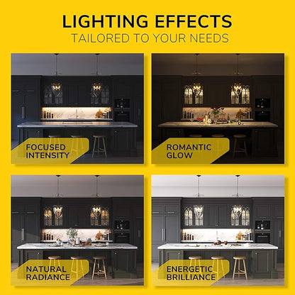 Getinlight 18-inch 3 Color Levels LED Under Cabinet Lighting, Hardwired or Plugged-in, Selectable White 2700K/3000K/4000K, Dimmable, Brushed Nickel Finished, IN-0210-2-SN