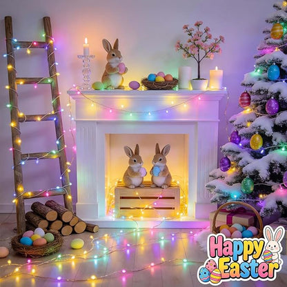 LitHome 300LED 99FT Christmas Led Fairy Lights Plug in, Color Changing Christmas Fairy Lights with Remote, 9 Modes Led String Lights Indoor Dimmable, Fairy String Lights for Xmas Home Party Decor
