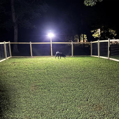 Solar Lights Outdoor Waterproof Motion Sensor - 416 LEDs 3000 Lumens Super Bright 3 Brightness 3 Modes 2400mAh 360° Illumination 32ft Solar Flood Security Light for Outside (2, 13.7x4.3x5inch)
