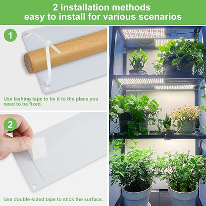 Grow Lights for Indoor Plants,644 LEDs Grow Light for Seed Starting,10 Dimmable Levels Ultra-Thin Panel Full Spectrum Plant Lights for Indoor Growing,Auto On Off Timing 3 9 12Hrs(4pcs)