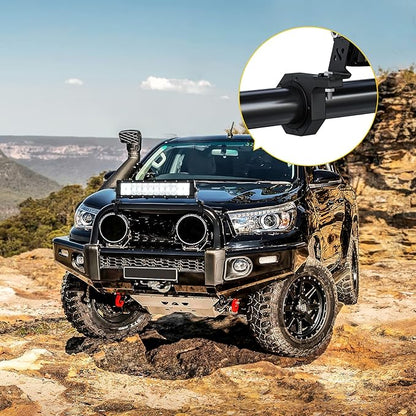 Nilight 2PCS Roll Bar Clamps Mounting Brackets LED Light Mount Clamps Tube Light Mounts Fit on 2.135" 2.25" 2.375" 2.5” Bull Bars Roof Racks Roll Cages for ATV UTV Truck