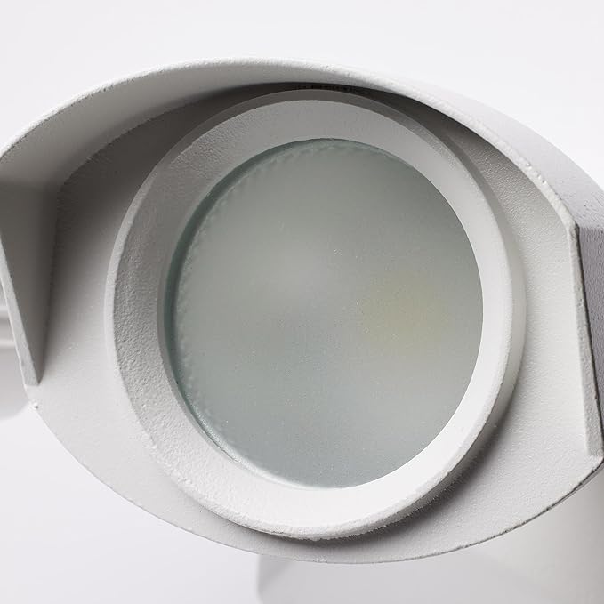 Nuvo 65/210 LED Dual-Head Security Light, 3000K, White