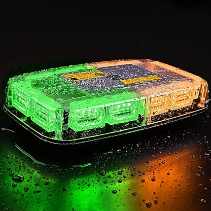 Nilight 12 Inch Roof Top Strobe Lights 48LED Hazard Light Emergency Safety Warning LED Flashing Light Bar Magnetic Mount 12V 24V for Cars Trucks Snow Plows Construction Vehicles