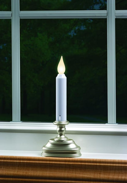 Xodus Innovations FPC1520P-R6 Battery Operated LED Window Candle with New Hot Spot Technology and Dusk to Dawn Sensor and Choice of Warm or Bright White Flame (Pack of 6)