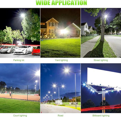 240W LED Stadium Light Flood Light LED Tennis Court Lights ETL Listed 33600LM 5000K IP65 Waterproof Basketball Court Lights Outdoor AC 100-277V