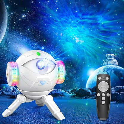 Star Projector Galaxy Night Light, Astronaut Space Projector with 8 Colors LED Nebula, Starry Ceiling LED Lamp with Remote, Adjustable Head Angle & Brightness,Kids Room Decor, Christmas Birthday Gifts