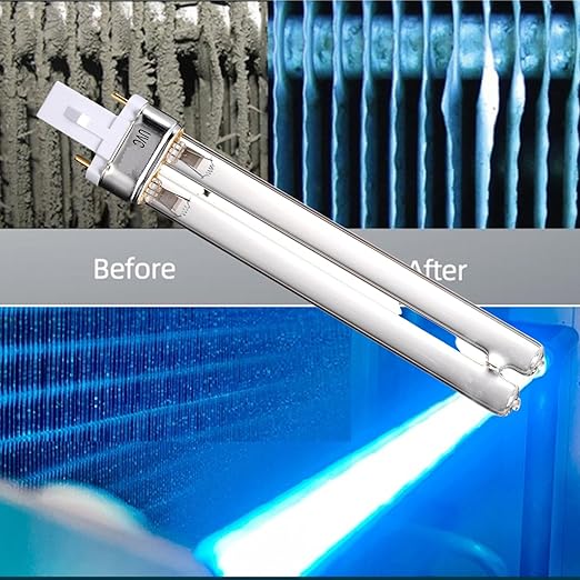 9W UV Replacement Bulb Intended for Tetra Pond | High Performance 254nm UVC Lamp | G23 Base | 6-Inch Quartz Tube | EPA Registered No. 96823-PA-1 | Designed in USA