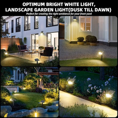 LEREKAM 3 Brightness Modes Solar Outdoor Lights with Super Bright 40LEDs, 360 Adjustable Lighting Angle, USB Charging, Longer Working Time, Waterproof, Patio, Porch, Driveway