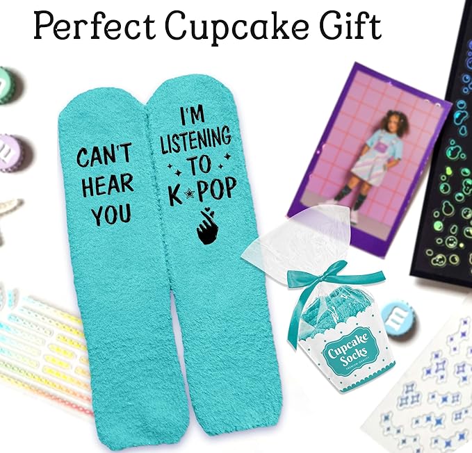 Kpop Merch - Unique Kpop Gifts for Girl, Teen - Cute Korean Socks - Christmas Gifts, Stocking Stuffers for Women