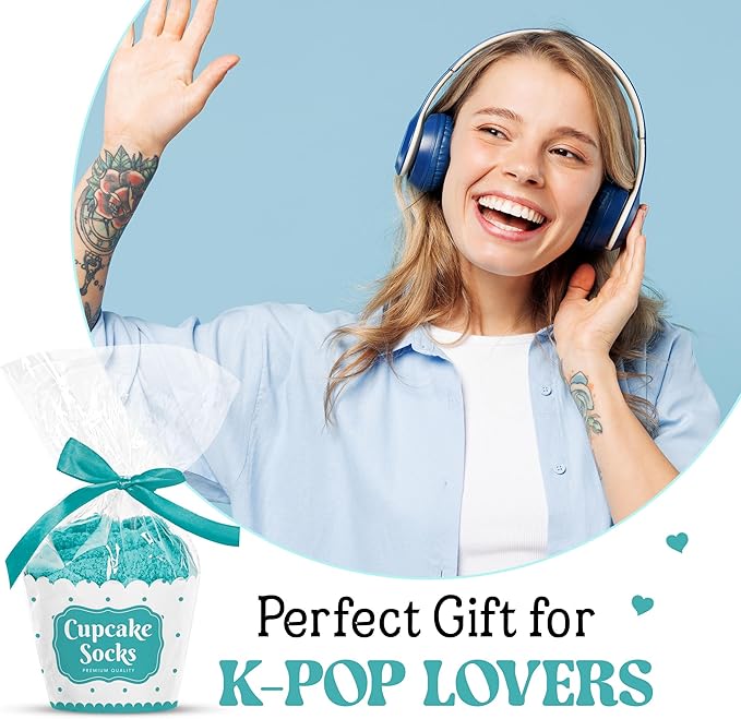 Kpop Merch - Unique Kpop Gifts for Girl, Teen - Cute Korean Socks - Christmas Gifts, Stocking Stuffers for Women