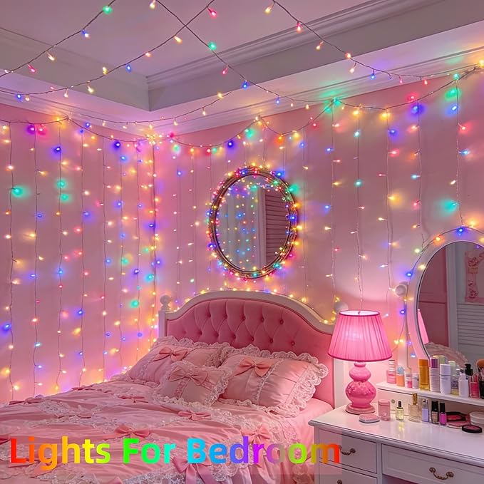 1500 LED 470FT Christmas Lights Outdoor, Christmas String Fairy Lights with Timer & Memory, Waterproof 12 Modes Dimmable Twinkle Tree Lights for Home Patio Wedding Party Yard Xmas Decor, Multicolor