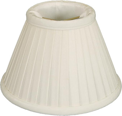 Royal Designs, Inc. CS-112WH Pleated Empire Chandelier Shade, 3 x 6 x 4.25, White