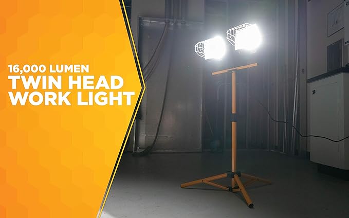 Woods Two 500 Watt Portable Halogen Work Light L-13