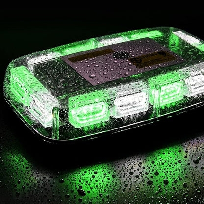 Nilight 12 Inch Roof Top Strobe Lights 48LED Hazard Light Emergency Safety Warning LED Flashing Bar Magnetic Mount 12V 24V Cars Trucks Tractors Snow Plows Construction Vehicles