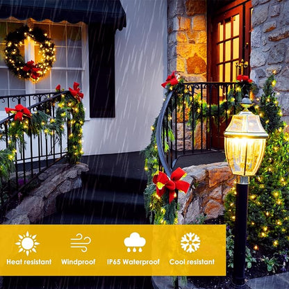 Extra-Long 144FT Solar String Lights for Outside, 2 Pack 400LED Solar Fairy Lights Outdoor Waterproof, Copper Wire with 8 Modes Solar Twinkle Lights for Tree Garden Party Patio Xmas Decor (Warm White)