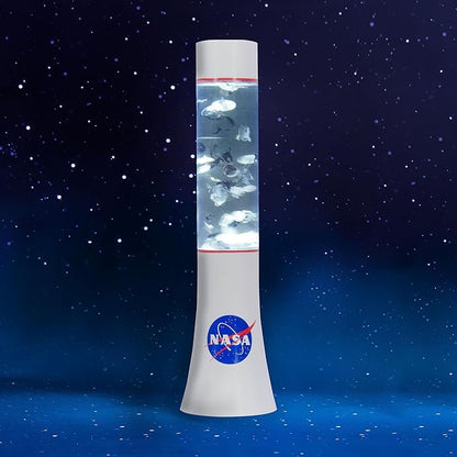 Fizz Creations NASA Inspired Space Flow Light. 13.2 inches Tall Mood Light Featuring Foil Space Icons. USB Powered with Included Cable. NASA Space Inspired Merchandise