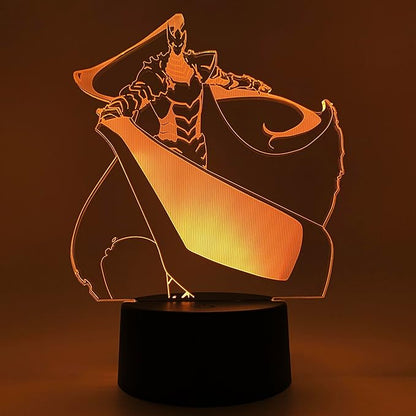 Otaku Lamps Shadow Igris Solo Leveling – Anime Lamp Figure Night Light, 16 Color RGB LED – 3D Anime Room Décor Gift for Otaku