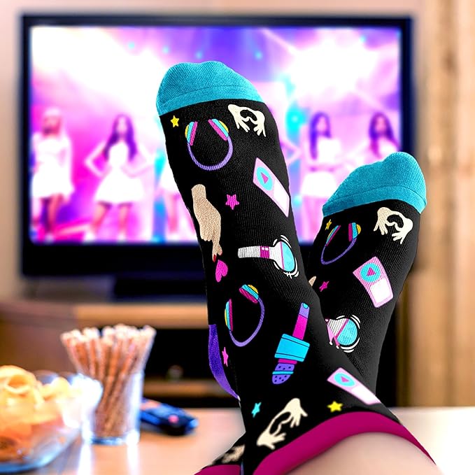 Kpop Merch - Unique Kpop Gifts for Girl, Teen - Cute Korean Socks - Christmas Gifts, Stocking Stuffers for Women