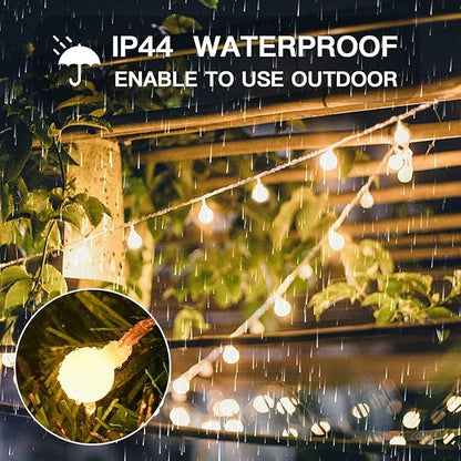 suddus Globe String Lights, 100 Led String Lights Plug in, Indoor Fairy Lights for Classroom, Backyard, Patio, Garden, Party, Bedroom, Living Room,Wall, Warm White