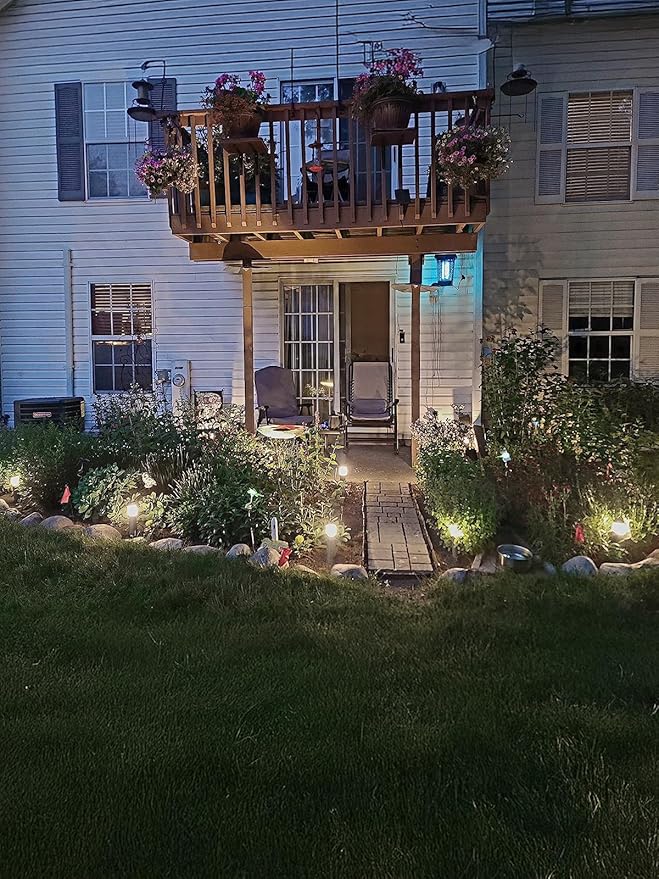 LEONLITE 8-Pack Low Voltage Landscape Pathway Lights 3W Landscape Lighting 12-24V LED Bollard Path Lights Wired CRI 90+ Aluminum Pathway Lighting for Walkway Yard Garden, ETL Listed, 4000K Cool White