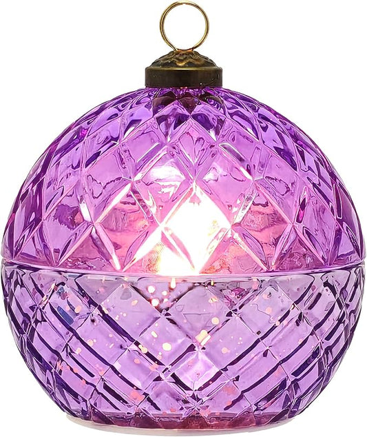WNP Glass Flameless LED Candles Battery Operated Flickering Jar Lights for Halloween Christmas Home Decor Perfect as Birthday Gift for Her Wife Girlfriend Anniversary Present and Party Decoration
