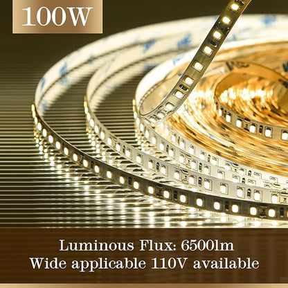 Modern LED Chandelier High Ceiling 5 Ring Gold Chandeliers Foyer Dimmable Ceiling Pendant Light Fixture Contemporary Flush Mount Chandelier for Staircase Living Room, 3000K-6500K