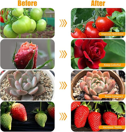 Black Clip Grow Lights for Indoor Plants, 168 Full Spectrum LEDs Clip Plant Growing Lamps with Flexible Gooseneck and 4/8/12h Timer, 3 Spectral Modes, 10 Dimmable Levels (4 Head 1 Pack)