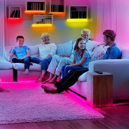 phopollo 100ft Led Strip Lights, 5050 Led Lights for Bedroom, Kitchen, Home Decoration