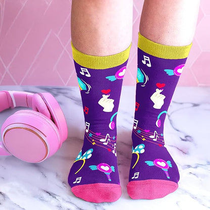 Kpop Merch - Unique Kpop Gifts for Girl, Teen - Cute Korean Socks - Christmas Gifts, Stocking Stuffers for Women