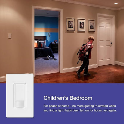 Lutron Maestro Motion Sensor Switch | 2 Amp, Single Pole | MS-OPS2-HT | Hot