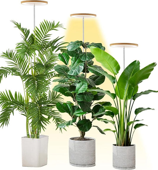 Plant Grow Light,yadoker LED Growing Light Full Spectrum for Indoor Plants,Height Adjustable, Automatic Timer, 5V Low Safe Voltage,Idea for Large Plant Light
