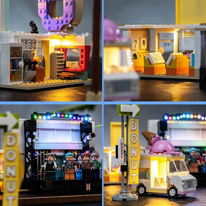 VONADO LED Light Kit - DIY Lego BTS Lights - Creative Decor Compatible with BTS Lego