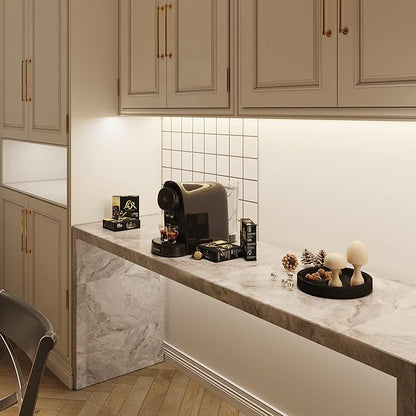 Inlight 18-inch Hardwired Only LED Under Cabinet Lighting, Daylight White(5000k), Dimmable, Matte White Finished, ETL Listed, IN-0201-12-WH-50