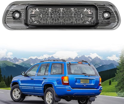 Nilight Third Brake Light Tail High Mount 3rd Stop Lights Smoked Lens Compatible with Jeep Cherokee 1999 2000 2001 2002 2003 2004 Van SUV Rear Center Cab Lamp