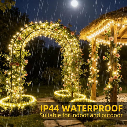 Fairy Lights Plug in 195Ft 3000LED Warm Christmas Garland Lights with Timer Remote Waterproof Firecracker Twinkle Cluster String Light for Bedroom Wreath Party Wreath Tree Decor Green Wire