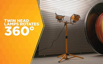 Woods Two 500 Watt Portable Halogen Work Light L-13