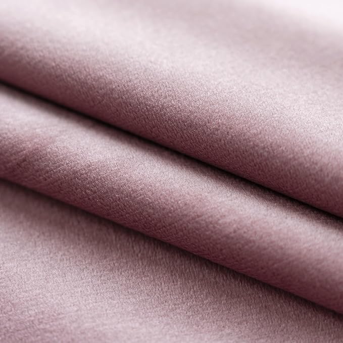 NiNi ALL Decorative Throw Pillow Covers Pack of 2, Velvet Throw Pillow Cases for Couch Pillows Cover Bedroom Living Room Outdoor Pillow Covers 22x22 Inch Dusty Pink