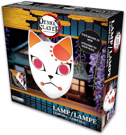 ABYSTYLE Demon Slayer Kimetsu No Yaiba Fox Mask LED Lamp Portable Anime Decor Light Room Office Home Decor Anime Manga Gift
