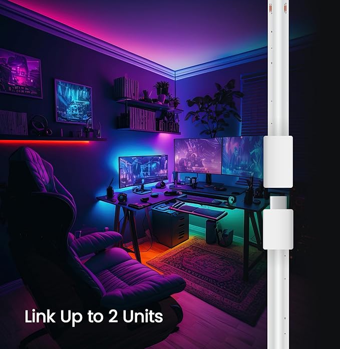 Feit Electric 20ft Color LED Tape Light, COB Technology, Customizable Length, Remote Control, Ultra-Thin 10mm Design, Perfect for Indoor Lighting, Shelves, Cabinets & Staircases, TAPE240/COB/RGB
