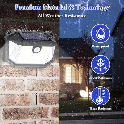 Solar Outdoor Lights, 10-Pack Super Bright 178 LEDs Motion Sensor Wall Light with 270° Wide Angle & 3 Modes, Waterproof Solar Powered Security Light for Patio Garden Garage Front Door