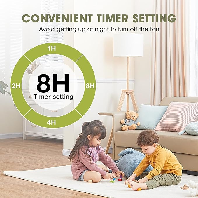 Ceiling Fans with Lights and Remote - 52 Inch Modern Cooling Fan with Noiseless Reversible DC Motor Timer White Ceiling Fan for Bedroom Living Room Dining room
